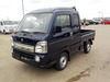 It is a picture of the blue suzuki carry jumbo in 2021,Sub Photo 1 Stock No.Y039718