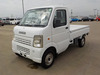 It is a picture of the white suzuki carry truck in 2009,Sub Photo 1 Stock No.Y039780