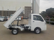 It is a picture of the white daihatsu hijet dump in 2021,First Photo Stock No.Y039905