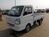 It is a picture of the white suzuki carry dump in 2014,Sub Photo 3 Stock No.Y040052