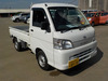 It is a picture of the white daihatsu hijet truck in 2013,Sub Photo 0 Stock No.Y040503