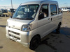 It is a picture of the silver daihatsu hijet deck van in 2006,Sub Photo 1 Stock No.Y040604