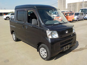 It is a picture of the black daihatsu hijet deck van in 2012,First Photo Stock No.Y040606