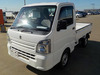 It is a picture of the white suzuki carry truck in 2015,Sub Photo 1 Stock No.Y040983