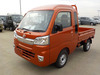 It is a picture of the orange daihatsu hijet jumbo in 2021,Sub Photo 1 Stock No.Y041300