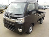 It is a picture of the black daihatsu hijet jumbo in 2021,Sub Photo 1 Stock No.Y041301