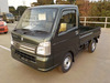 It is a picture of the khaki suzuki carry truck in 2021,Sub Photo 1 Stock No.Y041321