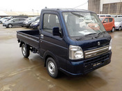 It is a picture of the blue suzuki carry truck in 2021,First Photo Stock No.Y041323