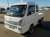 It is a picture of the white suzuki carry jumbo in 2019,Sub Photo 1 Stock No.Y041569