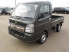 It is a picture of the khaki suzuki carry truck in 2021,Sub Photo 1 Stock No.Y041735