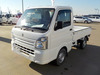 It is a picture of the white suzuki carry truck in 2017,Sub Photo 1 Stock No.Y042099