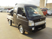 It is a picture of the black suzuki carry jumbo in 2021,First Photo Stock No.Y042340