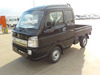 It is a picture of the black suzuki carry jumbo in 2021,Sub Photo 1 Stock No.Y042340