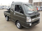 It is a picture of the khaki suzuki carry jumbo in 2022,First Photo Stock No.Y042341