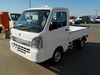 It is a picture of the white suzuki carry truck in 2022,Sub Photo 1 Stock No.Y042778