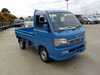 It is a picture of the blue daihatsu hijet truck in 2003,Sub Photo 0 Stock No.Y043002