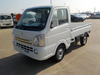 It is a picture of the white suzuki carry truck in 2020,Sub Photo 1 Stock No.Y043382