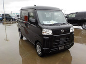 It is a picture of the black daihatsu hijet deck van in 2022,First Photo Stock No.Y044366