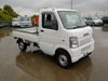 It is a picture of the white suzuki carry truck in 2008,Sub Photo 0 Stock No.Y044691