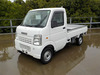 It is a picture of the white suzuki carry truck in 2008,Sub Photo 1 Stock No.Y044691