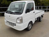 It is a picture of the white suzuki carry truck in 2018,Sub Photo 1 Stock No.Y045016