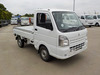 It is a picture of the white suzuki carry truck in 2018,Sub Photo 0 Stock No.Y045016