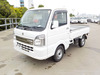 It is a picture of the white suzuki carry truck in 2021,Sub Photo 1 Stock No.Y045038