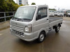 It is a picture of the silver suzuki carry truck in 2017,Sub Photo 1 Stock No.Y045199