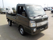 It is a picture of the  khaki  suzuki carry truck in 2021,First Photo Stock No.Y045202