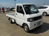 It is a picture of the white mitsubishi minicab truck in 2009,Sub Photo 0 Stock No.Y046265