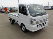 It is a picture of the white suzuki carry truck in 2022,First Photo Stock No.Y046735