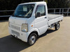 It is a picture of the white suzuki carry truck in 2010,Sub Photo 1 Stock No.Y047114
