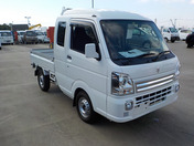 It is a picture of the white suzuki carry jumbo in 2019,First Photo Stock No.Y047332