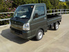 It is a picture of the khaki suzuki carry truck in 2021,Sub Photo 1 Stock No.Y047397