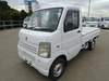It is a picture of the white suzuki carry truck in 2010,Sub Photo 1 Stock No.Y048848