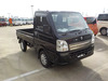 It is a picture of the black suzuki carry truck in 2022,Sub Photo 0 Stock No.Y048880